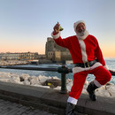 Babbo Natale Lungo Mare Napoli